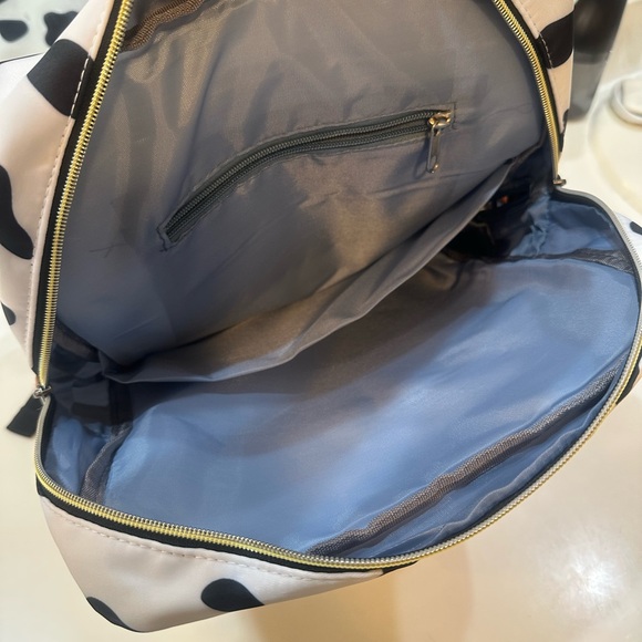YGR Trendy Cow Print Laptop Backpack - Water Resistant Travel Bag - 25L - Picture 8 of 15